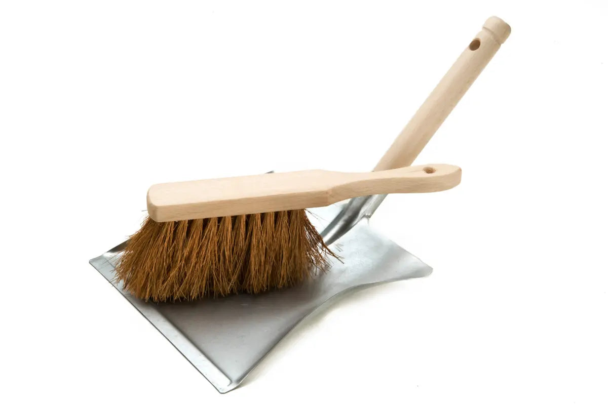 Kehrgarnitur Metall, Handfeger Kokos 2-teilig