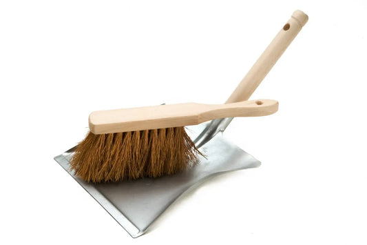 Kehrgarnitur Metall, Handfeger Kokos 2-teilig