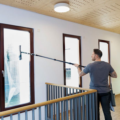 UNGER NINJA 6in1 Fensterputz Set, mit Carbon-Stangen
