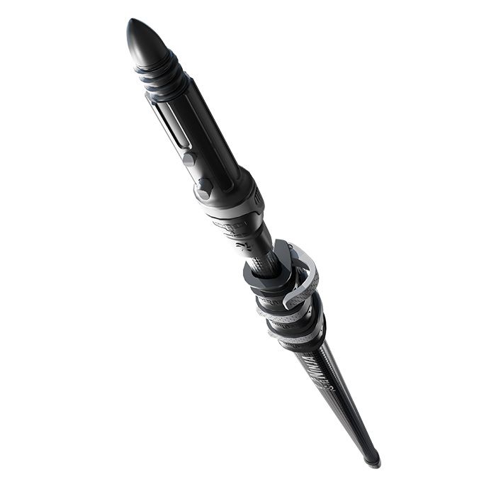 UNGER NINJA 6in1 Fensterputz Set, mit Carbon-Stangen